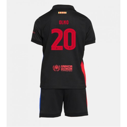 Barcelona Dani Olmo #20 Gostujuci Dres za djecu 2024-25 Kratak Rukav (+ Kratke hlače)